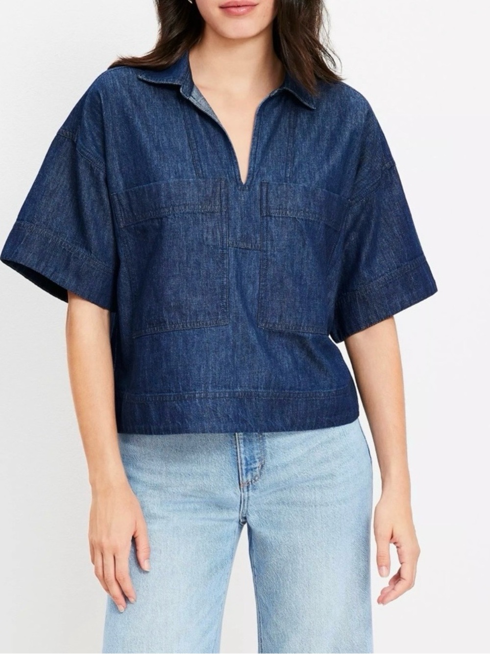 NWOT Loft Denim Top